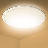 Deckenlampe LED Deckenleuchte Warmweiss Helle 24W IP44 LED Deckenbeleuchtung Runde Dünne 4000K Φ29cm für Badezimmer Schlafzimmer Wohnzimmer Kinderzimmer Küche Esszimmer Balkon Flur [Energieklasse A+]