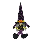 MRULIC Halloween Deko Wichtel Zwerg PlüSch Dolls Puppen Figur Tischdekoration Thanksgiving Basteln Deko Wichtel Deko Halloweendekoration Heimdekoration FüR Kinder Familie Festliche Geschenk(A3 Lila)