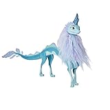 Disney F2006 Raya und der letzte Drache Sisu als Drache, Drachenpuppe mit Haaren, Spielzeug für Mädchen und Jungen ab 3 J
