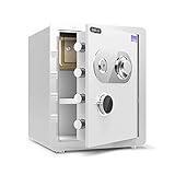 DTDD Safe Schrank Safe, Starke Hochsicherheits-Stahl-Sicherheitsbox, Schlüsselbetriebene Geld-Bar-Safe-Box mit 2 Schlüsseln Schloss zur Aufbewahrung Home Office Hotel Wall Safe Box (Color : Sty