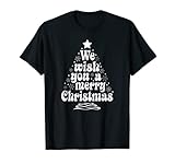 We Wish You A Merry Christmas Tree Holiday Matching Pyjamas T-S