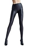 Gatta Black Brillant – blickdichte, topmodisch glänzende Strumpfhose - Größe 3-M - Nero-schw