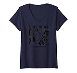 Damen Heilige Bibel Christlich Katholisch Protestant Art Christus Tempel T-Shirt mit V