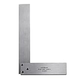 90 Grad rechtwinkliger Machine Messwerkzeug Machinist Quadratisch Quadratischer Lineal Lineal Winkelmesser for Ingenieur Präzisionsmaßnahme Ingenieur (Color : 125x80mm)