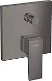 hansgrohe Wannenarmatur Metropol, Unterputz Einhebel-Wannenmischer, Brushed Black C