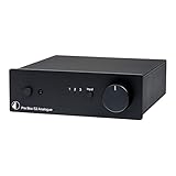 Pro-Ject Pre Box S2 Analogue, Audiophiler Stereo Vorverstärker (Schwarz)