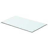 vidaXL Glasboden Glasscheibe Glasplatte für Glasregal Transparent 60 cm x 30