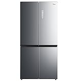 Midea MDRF861FGE02 Multi Door Kühl-/Gefrierkombination/ 193,5cm Höhe / 90,5cm Breit/ 339 kWh/Jahr /441L Kühlteil/195L Gefrierteil/ NoFrost/ PT Fresh/ Inverter Compressor / Convert Z