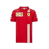 PUMA Ferrari Team Herren Polo Rosso Corsa XXL