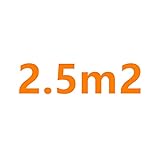 MING-MCZ beheizte Bodenmatte Unter Fußbodenheizungsmatte 220 -V / 230-V 150W / M2 Aluminiumfolie elektrische Heizfolie Home Heizsysteme Wärmemattenthermostat (Color : 2.5m2, Width(cm) : 50 cm)