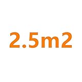 MING-MCZ beheizte Bodenmatte Unter Fußbodenheizungsmatte 220 -V / 230-V 150W / M2 Aluminiumfolie elektrische Heizfolie Home Heizsysteme Wärmemattenthermostat (Color : 2.5m2, Width(cm) : 50 cm)