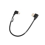 SYSTEM-S Mini USB Kabel 90° Grad rechts gewinkelt Winkelstecker auf USB Typ A (male) links gewinkelt Datenkabel Ladekabel 26