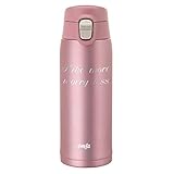 Emsa Thermobecher Travel Mug Light 0,4 L Cassis mit persönlicher Rund-Gravur gelasert und Flip-Deckel V