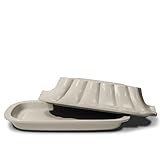 Templum® Käseglocke - Der kleinste Käsekeller der Welt - Innovatives Käsebrett aus gebranntem Stein - Optimale Aufbewahrung für ein natürliches Käsearoma und für jeden Kühlschrank (19 x 28 x 10 cm)