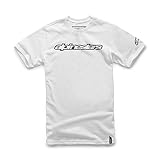 Alpinestars Herren T-shirt WORDMARK TEE, weiß, XL