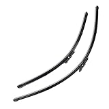 LDJTO Scheibenwischer, für Citroen C4 Coupe 3 Tür 2004 2005 2006 2007 2008 2009 2010 Frontscheibe Heckscheibe 28''24''7''
