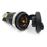 DIN HELLA Zigarettenanzünder Steckdose, Wasserdicht Marine Grade 12V Gleichstrom-Feuerzeugsteckdose Buchse für klein Euro-Bordnetzsteckdose Auto LKW M