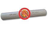 Schwer entflammbare B1 Folie - 100-200 m² pro Großrolle - [DIN 4102] - weiße Dampfsperrfolie - verschiedene Abmessungen und Stärken (4x25m / 120µ)