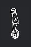 Notizbuch: A5+ liniert | 120 Seiten | Tagebuch, Schulheft, Deutschheft, Schreibheft, Ideenbuch | Motiv: Elektro Einrad Einrad-Scooter Solowheel Electric Unicy