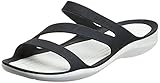 Crocs Damen Swiftwater W Sandalen, Black White, 37/38 EU