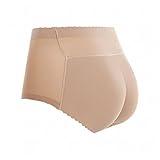 GFGHH Pushup Höschen Padded Seamless Bauchsteuerung Unterwäsche, Frauen Gepolsterte Nahtlose Butt Lifter Hip Enhancer Hüftpolster Shapewear Panty Hohe Taille Funktion Slip Mit Polster Fig