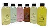 Whirlpool Duft 6 x 500ml - Cuba Sunset, Eukalyptus, Jasmin, Kokos-Vanille, Lemongras und Orange-Citrus - Das exklusive Set von Dufte M