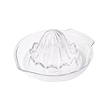 BranQ - Home essential Zitruspresse aus Tritan, Transparent, Maße: 13 x 14,5 x 7