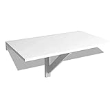 TBNB Computertische,Wandmontierter Klapptisch Klappbarer Hängetisch Platzsparender Laptop Computer Schreibtisch Workstation Küche Esstisch Kindertisch Schreibtisch für Büro Schlafzimmer W