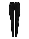 ONLY Damen Jeans ONLPAOLA HW SK DNM Jeans AZG 132907 - Skinny Fit - Schwarz - Black Denim, Größe:S - L 30, Farbauswahl:Black Denim (15167410)