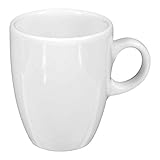 Seltmann 001.310906 Toscana Porzellan 5012 Obere zur Espressotasse, Rund, Weiß, 3 Dekor, 0.09 L, 7.7cm Durchmesser, 7cm Höhe, 6 Stück
