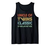 Onkel der Zwillinge Classic Overachiever - Lustiger Vater Tank Top