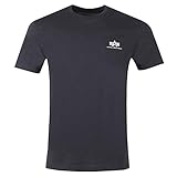 ALPHA INDUSTRIES Herren Basic T Small Logo T-Shirt, Rep.Blue, XX-Larg