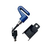 Fait Adolph Anti-Diebstahl-Fahrradbremsscheibe for MTB Fahrradmotorrad Elektrische Roller-Räder Moto-Sicherheit (Color : Blue)