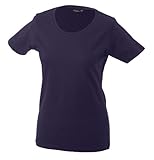 James & Nicholson Damen T-Shirt Basic X-Large auberg