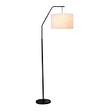 LMNRLNN Deckenfluter LED Stehleuchte, Arc Hanging Lamp Shade for Wohnzimmer/Schlafzimmer/Den Office/Lounge, energiesparende Nachttischlampe (warmes Licht) Standleuchten Stehleuchte (Color : White)