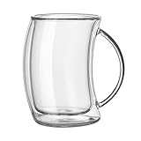 Gazechimp Doppelwandige Glastasse Kaffeetasse 101 200ml Macchiato mit Groß