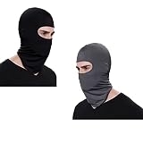 Balaclava Gesichtsmaske,2 Stück Fahrrad Maske Unisex Staubdicht Lycra Sturmhaube Motorradmaske Winddicht Radfahren Balaclava für Sommer,Winter Sturmhaub