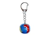 Miniblings Globus Weltkugel Reise Schlüsselanhänger - Handmade Modeschmuck I Anhänger Schlüsselring Schlüsselband Keyring - Globus Weltkugel R