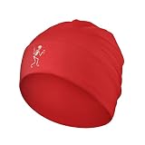 HCAUGHC Social-Di-Stortion Print Beanie Mütze für Damen und Herren Skull Cap Wintermütze Weich & Warm Unisex Männer Frauen helmmü