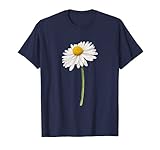 Weißes Gänseblümchen - Casual Daisy Blume für Frauen Mädchen T-S