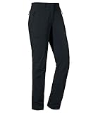 Schöffel Damen Pants Engadin1 strapazierfähige Damen Hose für Wanderungen, Black, 40