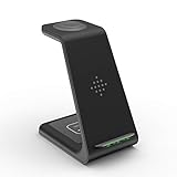 3 in 1 Ladeständer QI Wireless Charger Charging Dock für Apple iPhone 11 Pro Samsung Galaxy B