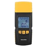 Feuchtigkeitsmesser, GM610 Digital LCD 2 Pin Holz Feuchtigkeitsmesser Tester Holz Hygrometer Feuchtigkeitsdetek