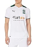 Puma Mann Borussia Monchengladbach Saison 2021/22, Spielausrüstung, Trikot Home White-Power Green, XXXL