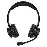 MEDION E83265 USB Headset (Stereo Kopfhörer, flexibel einstellbares Mikrofon, USB-Anschluss für Plug & Play, Extralanges Kabel)