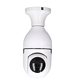 FILFEEL WiFi-Kamera, Drahtlose WiFi-Überwachungskamera für Den Innenbereich, Infrarot-Einzellichtquelle, Glühbirnensockel, Vollfarb-Nachtsicht, 1920 X 1080 für Den Innenb