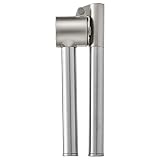 Knoblauchpresse, Produktgröße: Länge: 16 cm, Material: Edelstahl, Zink, gebürstete Oberfläche vernick
