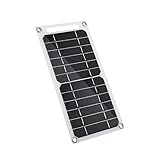 YEZIB Solarstromkit. 60W Outdoor Faltbare Solarpanel-Batterie 5V USB. Tragbarer Solarlader-Akku Geeignet for Mobiltelefon-Reise Camping W