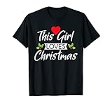 This Girl loves Christmas Christmas T-S