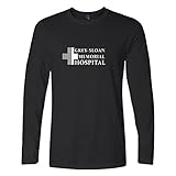 HDKFSHO Grey's Anatomy Männer Frauen Lange Ärmel T-Shirt Sportshirt Running T-Shirt Atmungsaktiv Cartoon Fashion Baumwolle Rundhals Lange Ärmel T-Shirt Beiläufig Strassenmode Cosplay